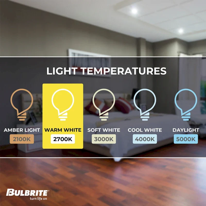 Bulbrite Pack of (4) 12 Watt LED 4  Round Recessed Downlight Fixture with Metal J-Box, 2700 Warm White Light, 1100 Lumens