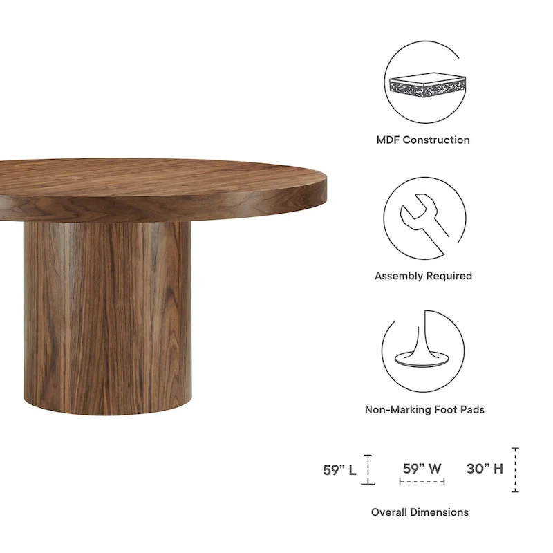 Gratify 60 Round Dining Table