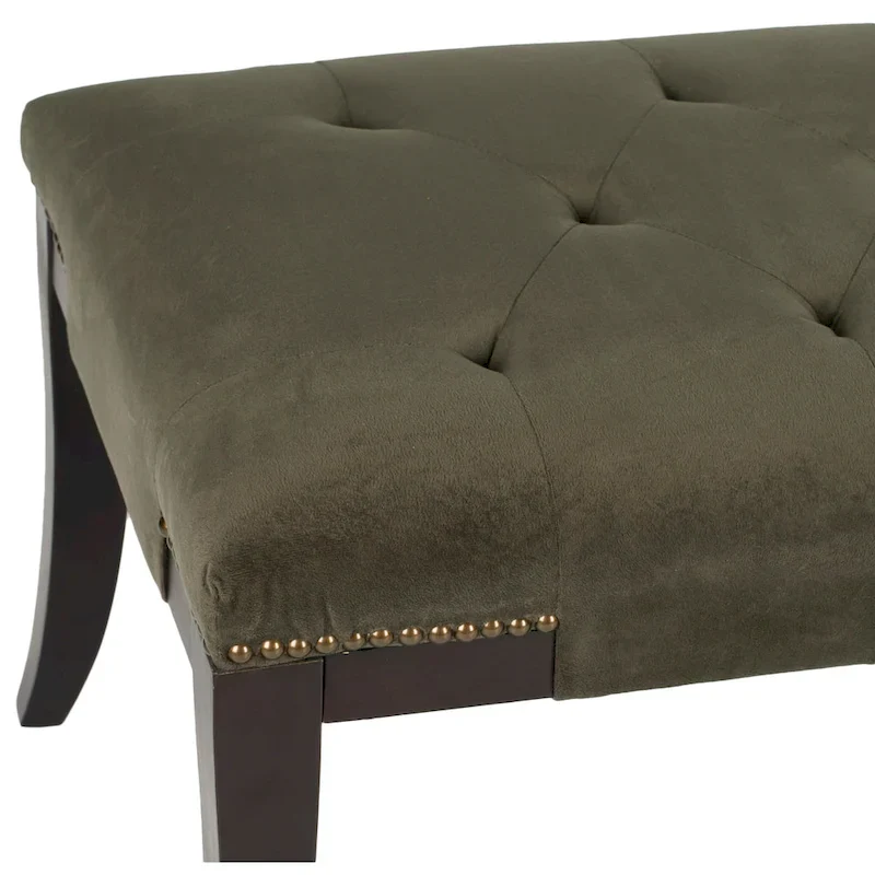 Tufted Nailhead Bench 48