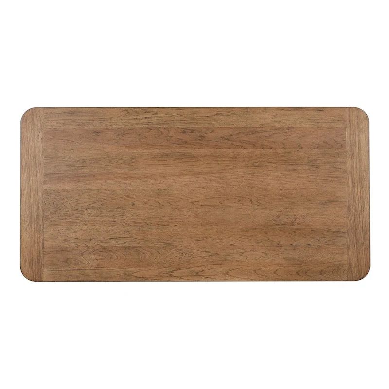 Farmhouse Reimagined Antique White with Chestnut Writing Desk