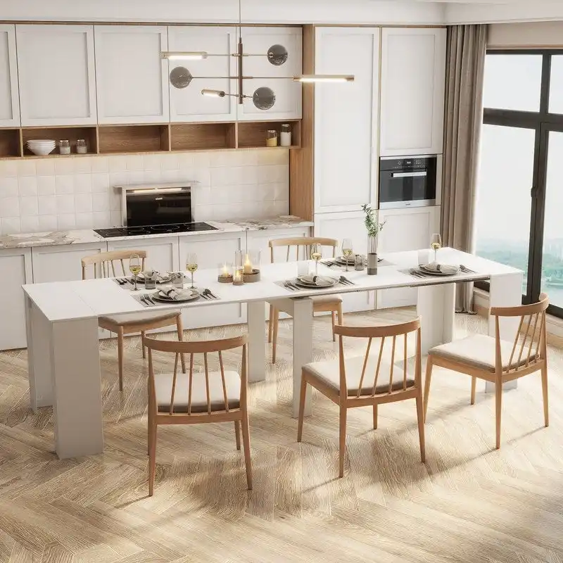 Extendable Wooden Dining Table