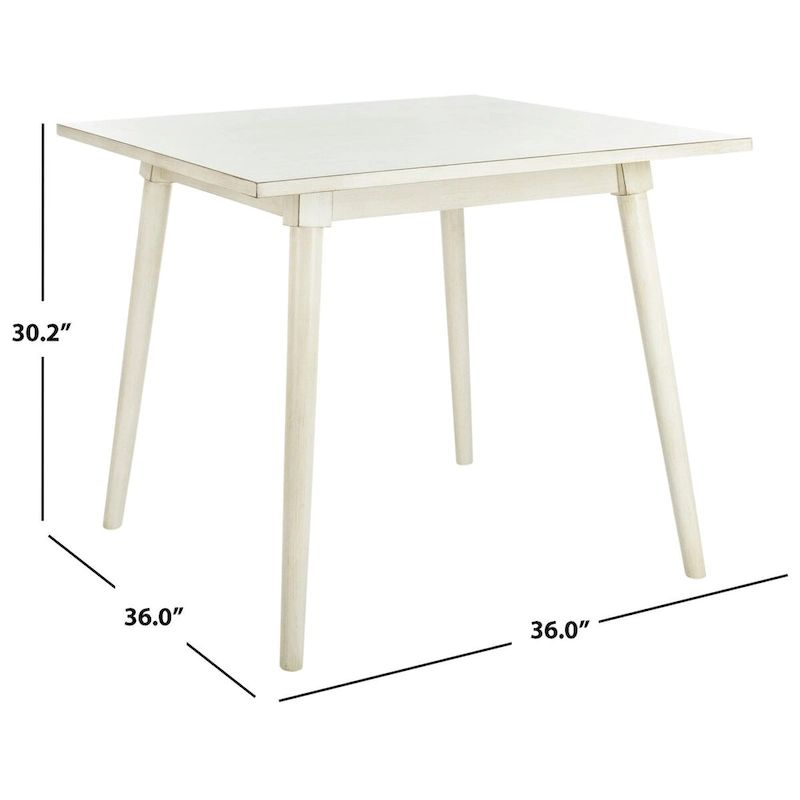 SAFAVIEH Marlisa Square Dining Table - 36 x 36 x 30.3 - 36Wx36Dx30H