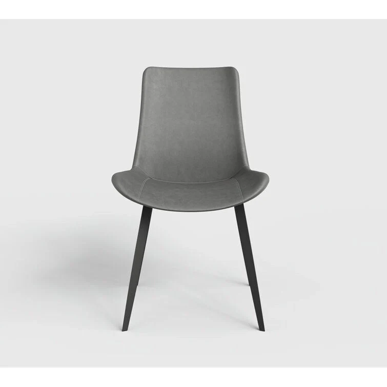 Suede Leather Covered Dining Chair (Set of 2)