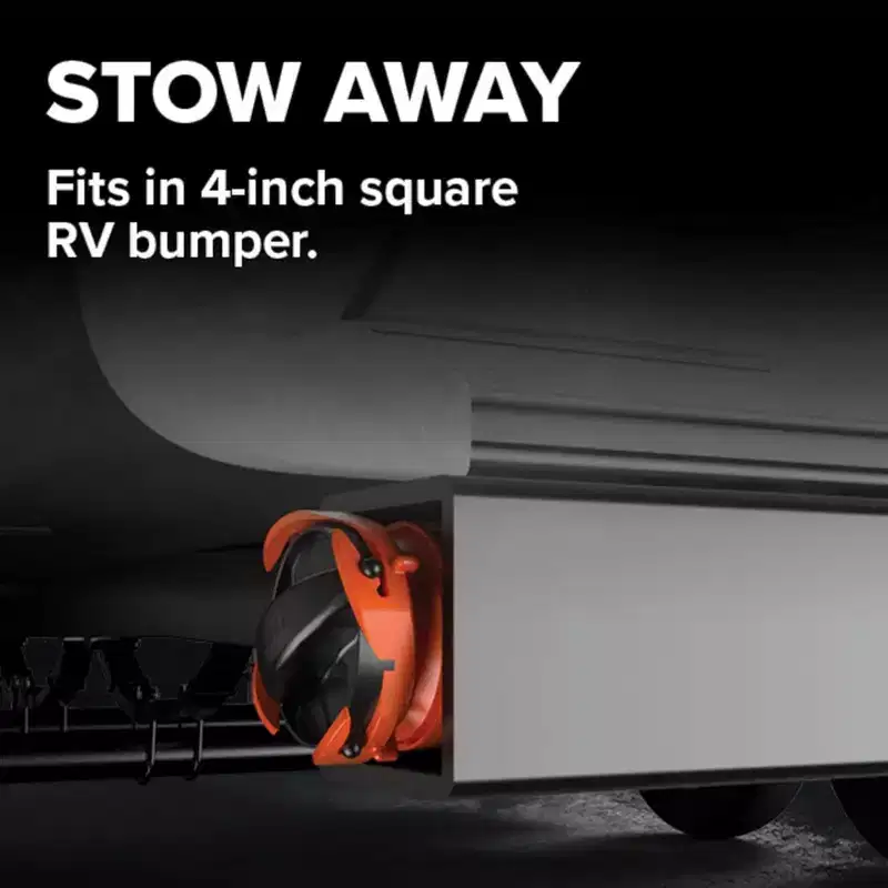 Camco RhinoFLEX 15 Ft RV Sewer Hose Kit with Clear Elbow and 4-in-1 Adapter