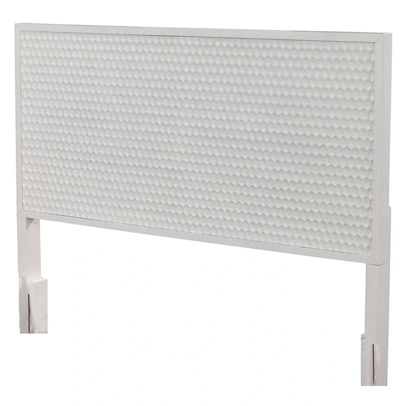 Wood Headboard in White