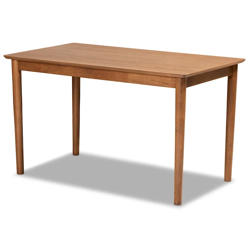 Daymond Mid-Century Upholstered and Walnut 5-PC Dining Nook Set