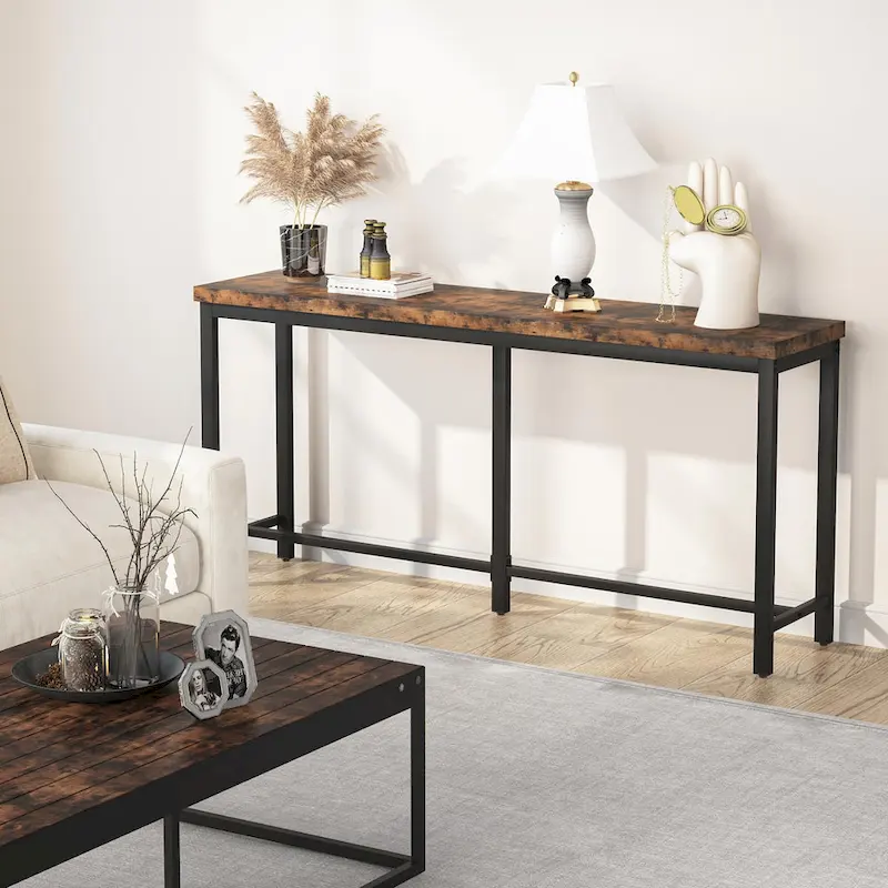 Extra Long Sofa Table, 70.9 inches Console Table Behind Couch/Sofa, Entrance Table/Bar Table