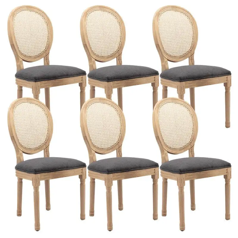 French Dining Chair with Nailhead Trim Set of 4