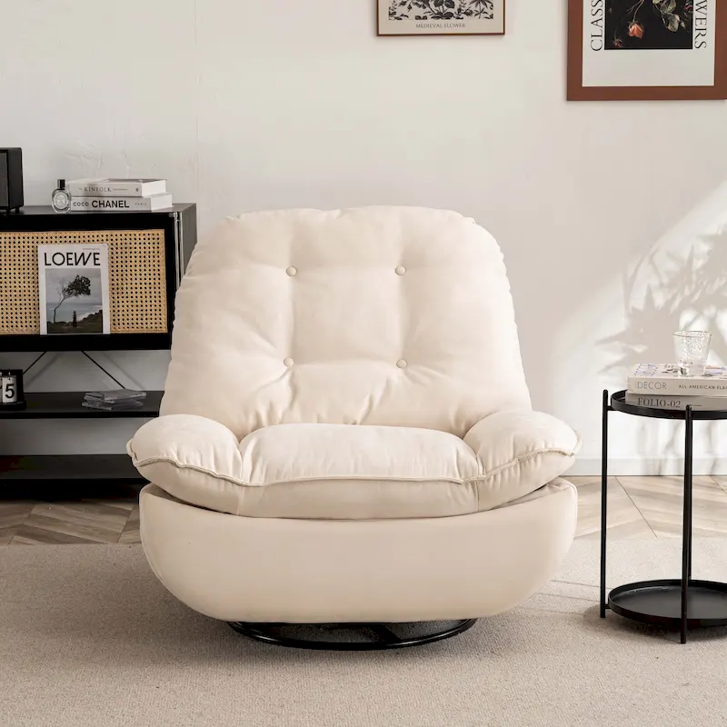 Power Swivel Recliner With USB Charger and Bluetooth Music Player