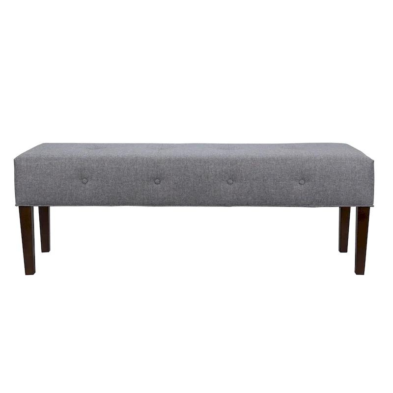 Lauren Transtional Tufted Upholstered Indoor Living Room Bench