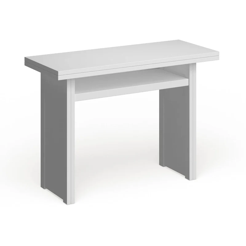 White Convertible Console/Dining Table