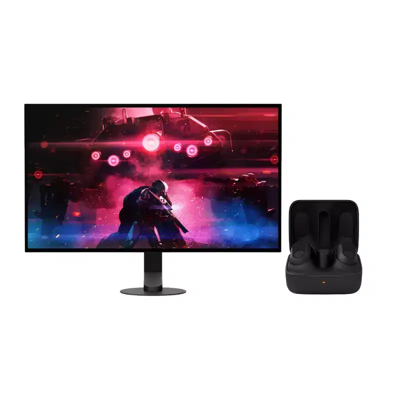 Sony 27 INZONE M10S OLED QHD Gaming Monitor with HDR400 with Sony WFG700N/W INZONE Buds Truly Wireless Noise Canceling Gaming Earbuds (Black) bundle