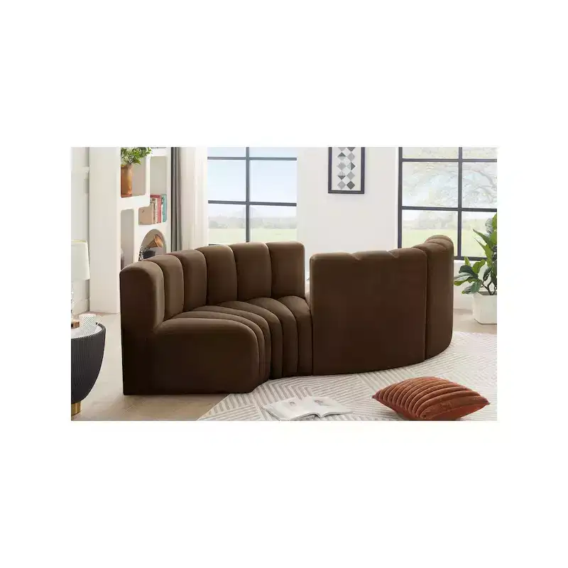 Meridian Furniture,Arc Velvet Modular Sofa