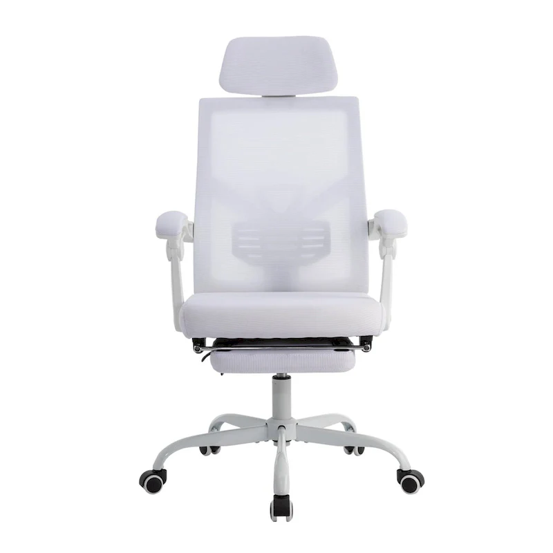 Office Chair With Foot Rest Ergonomic Swivel Mesh Task Office Chair