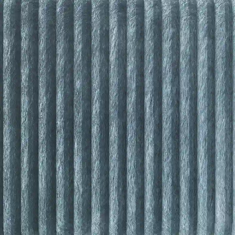 Velvet Upholstered 2.5-Seater Sofa with Metal Legs