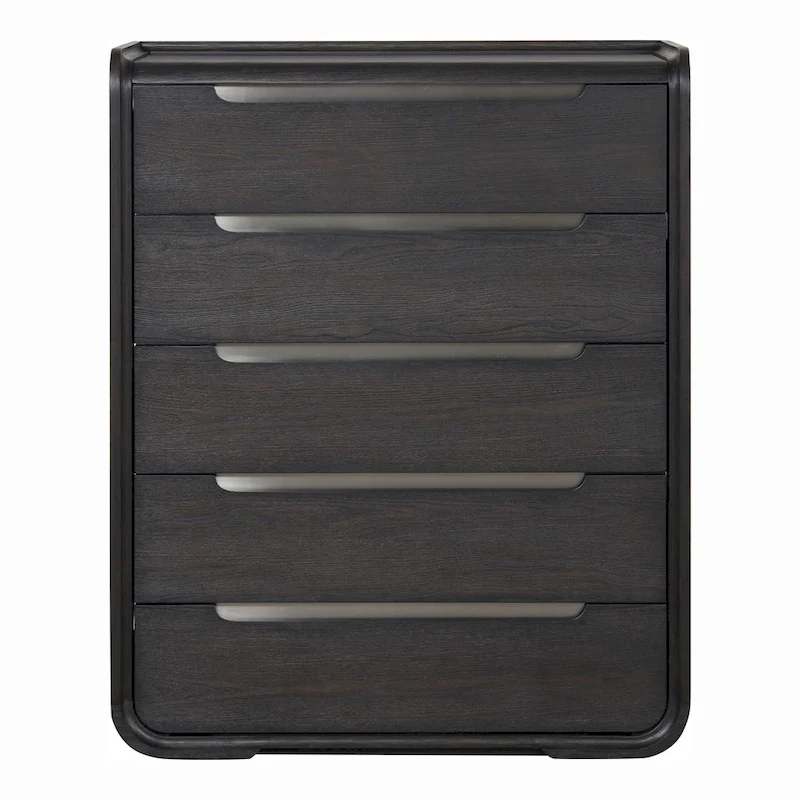Furniture of America Addeso Modern Solid Wood 5-Drawer Chest