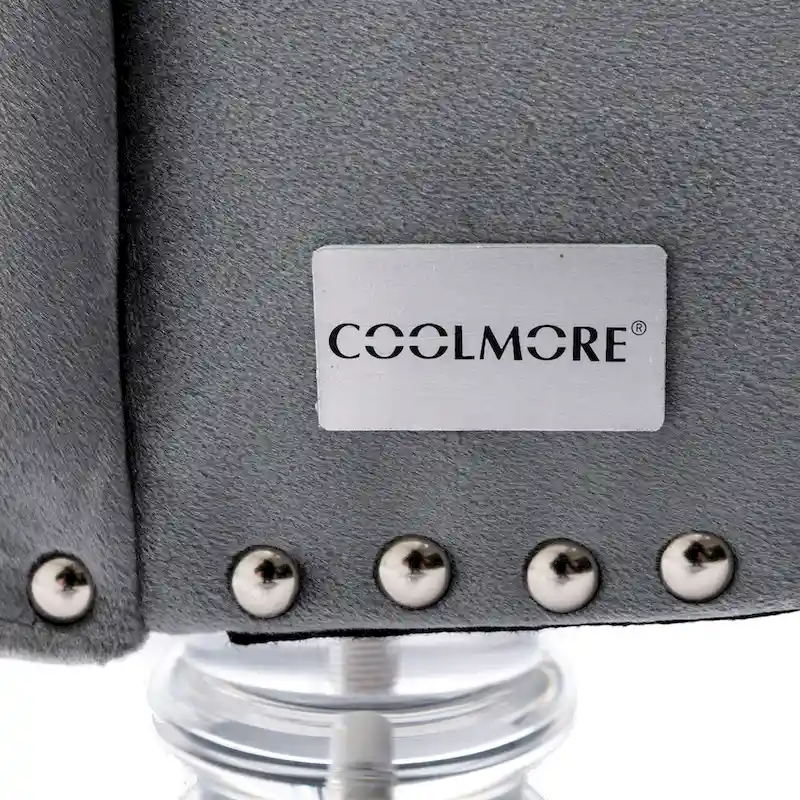 Button-Tufted Upholstered Velvet Recliner Chaise with Pillow and Acrylic Feet