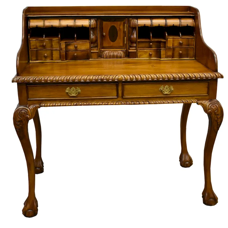 Victorian Mahogany Escritoire Secretary Desk