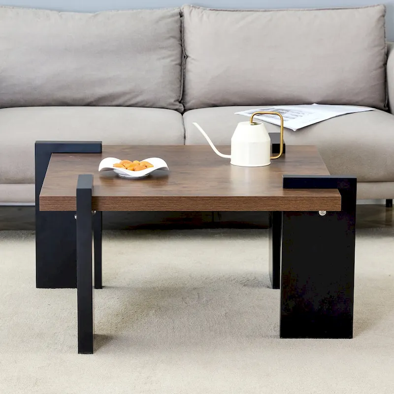 Modern MDF Coffee Table Durable Stylish Living Room Furniture