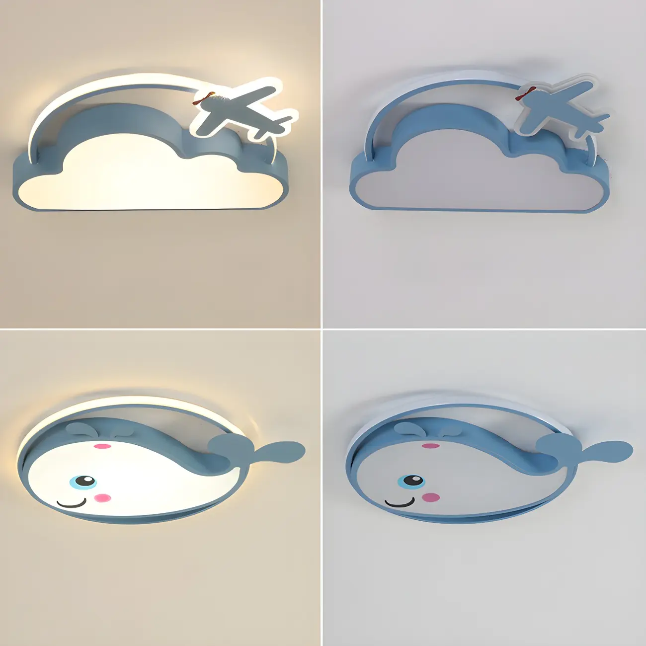 Cartoon Kids Room Flush Mount LED Ceiling Light