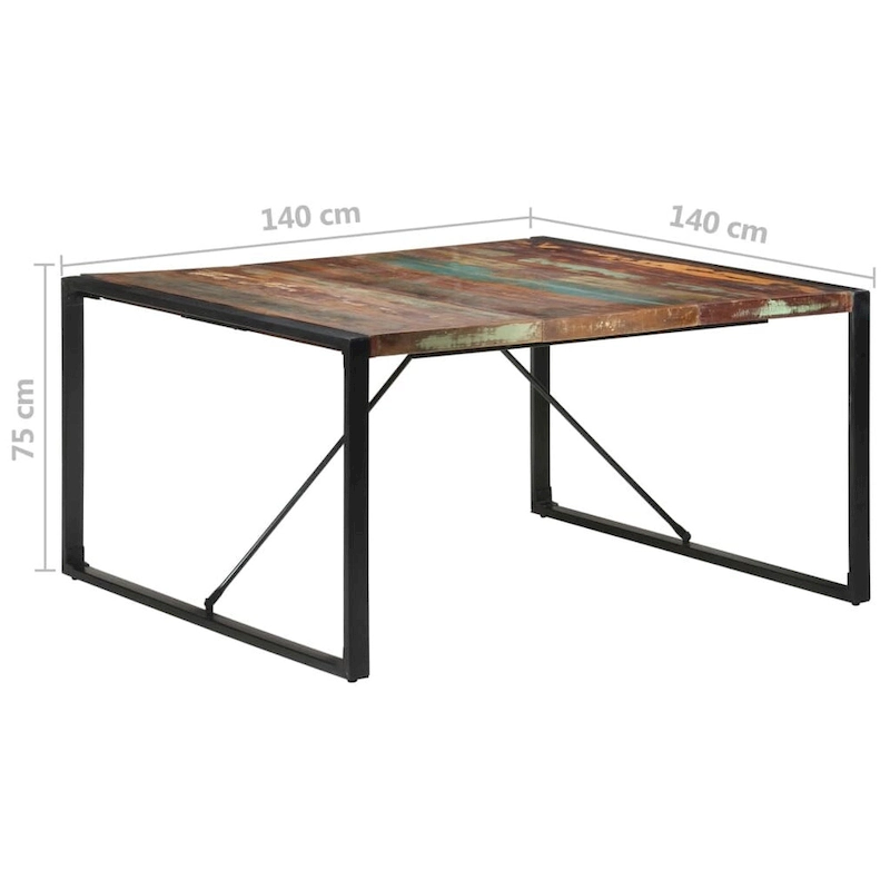 vidaXL Dining Table Kitchen Table Home Dining Room Breakfast Dinner Table