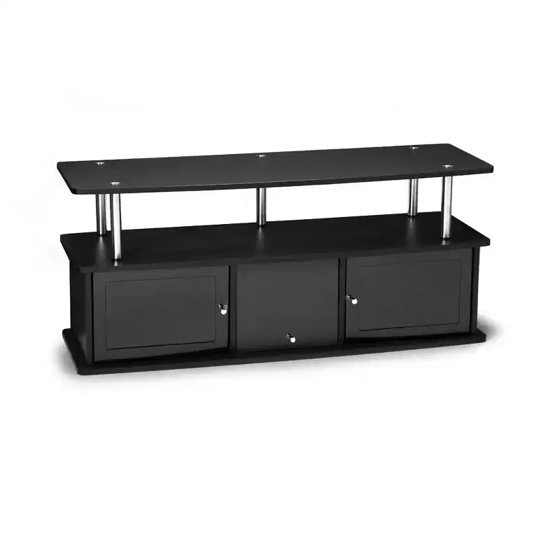 Designs2Go TV Stand for TVs up to 50 with 3 Storage Cabinets and Shelf - Breighton Home