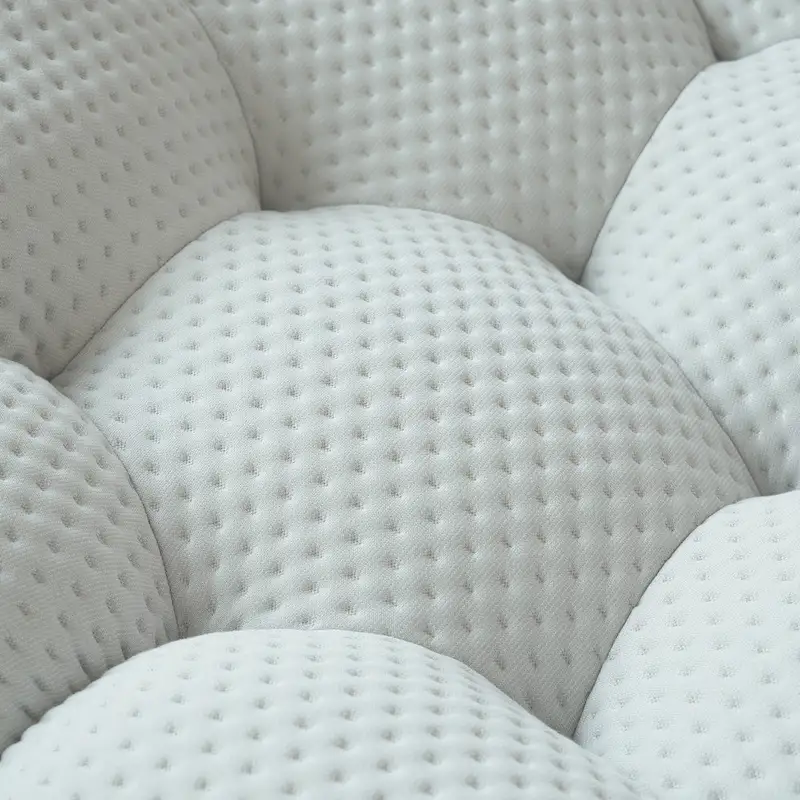 3D Honeycomb Fabric Upholstered Bubble Sofa Modern Loveseat
