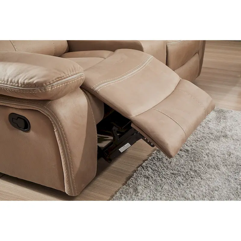 Microfiber Reclining Sofa, Loveseat and Chair