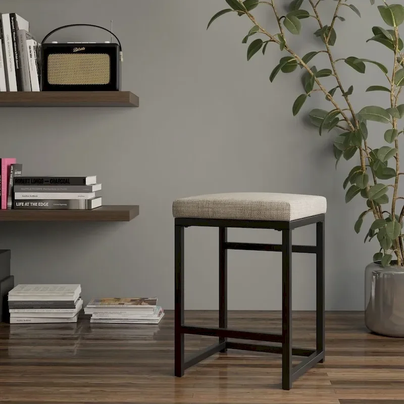 HomePop Backless Metal 24 Counter Stool - 24 inches