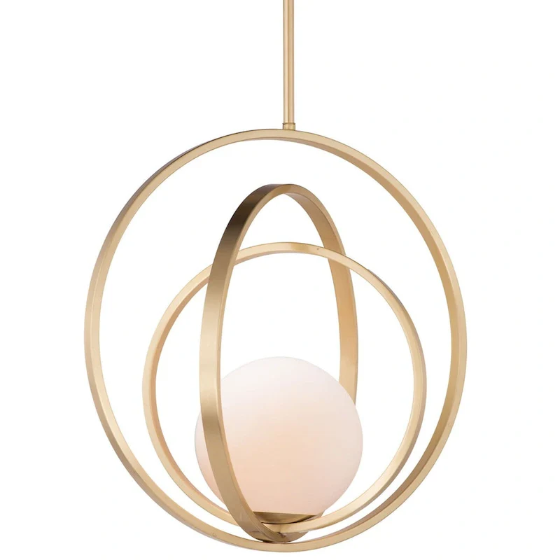 Maxim Coronet Single Light 18  Adjustable Ring Pendant