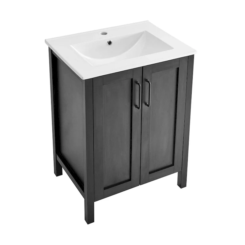 Avallon 24  Bathroom Vanity in Matte Black