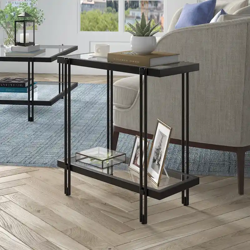 24 Wide Rectangular Side Table