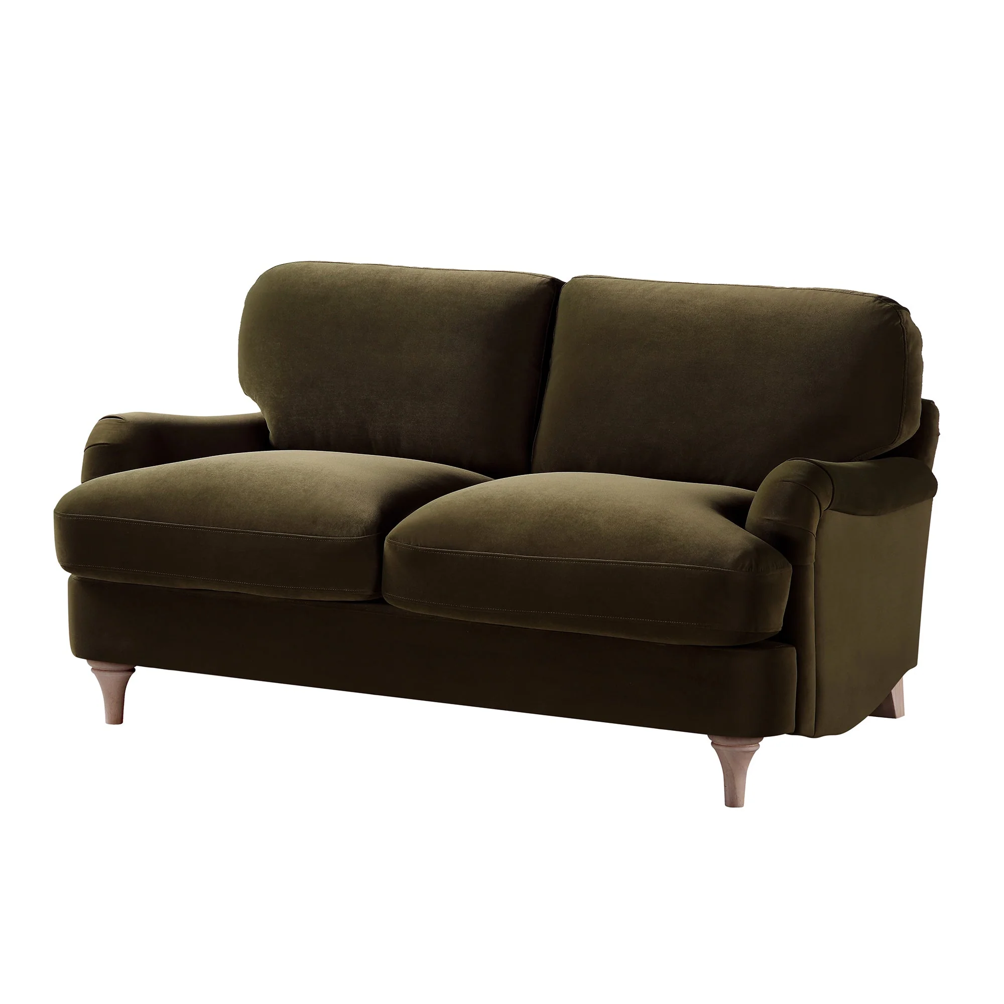 Seaweed Velvet Sofa, 2-Seater