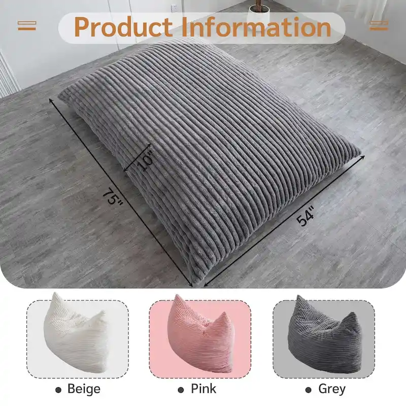 3 in 1 Convertible Bean Bag Chair