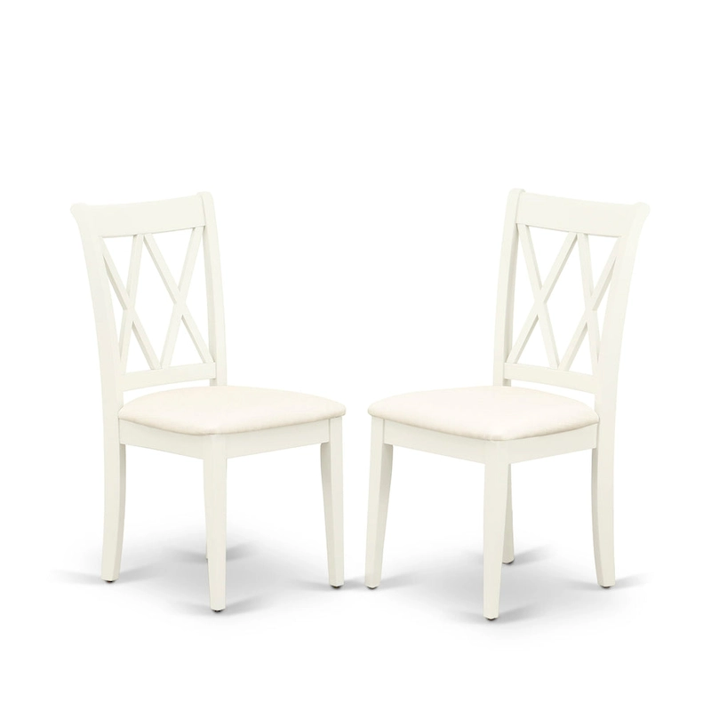 East West Furniture Dining Set - a Dining Table and Dining Room Chairs - (Finish & Pieces Option)
