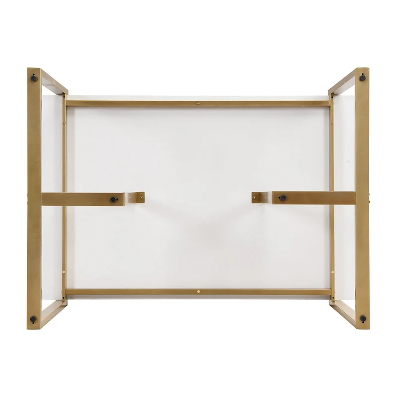 Modern Rectangular Dining Set - Faux Marble Table and 6 Upholstered Chairs