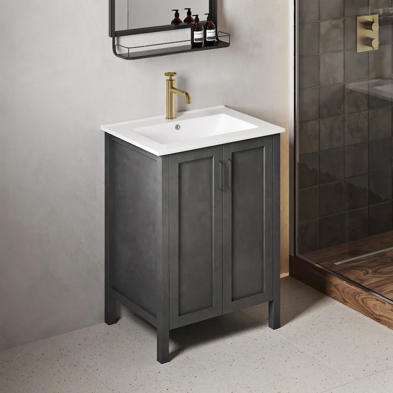 Avallon 24  Bathroom Vanity in Matte Black