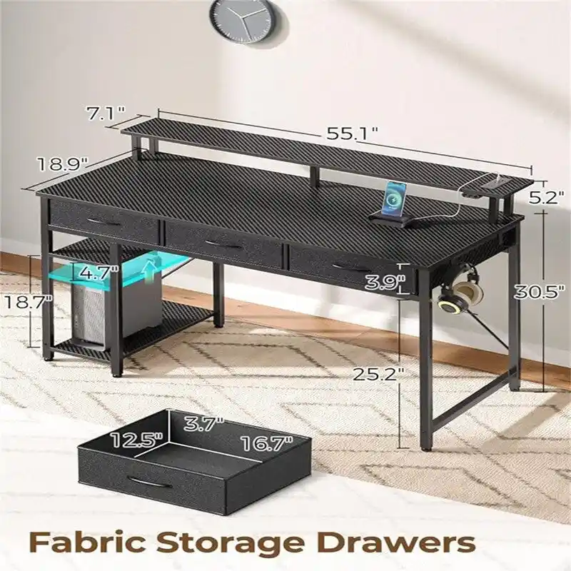 Computer Desk with Power