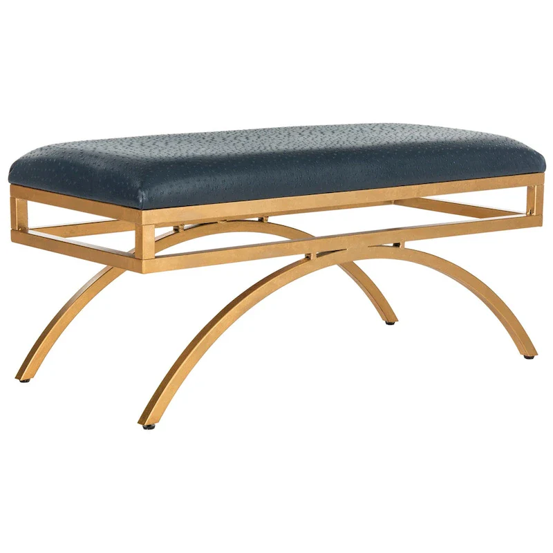 SAFAVIEH Belinda Modern Glam Arc Bench - 38 x 18 x 18.3 - 38Wx18Dx18H