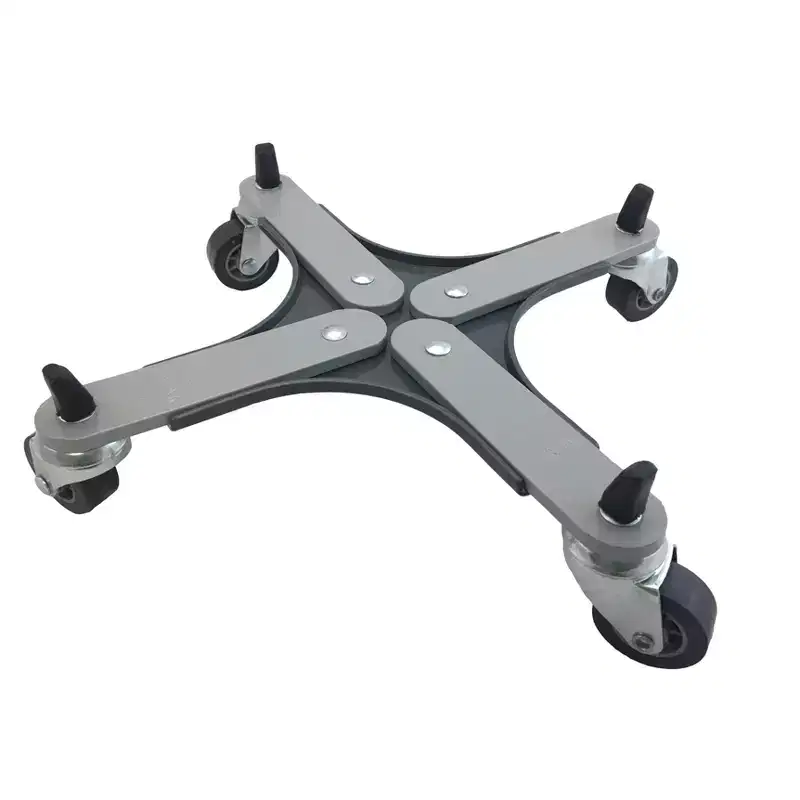 11 to 16.1 Adjustable Metal Plant Caddy  Rust-Proof, Heavy-Duty Rolling Stand