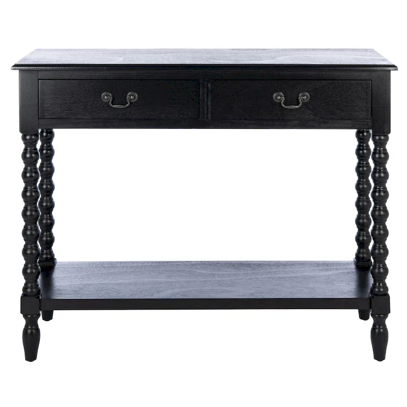 SAFAVIEH Henretta 2-Drawer Console Table - 35.5  W x 13  L x 29.5  H - 35.5  W x 13  L x 29.5  H - 36Wx13Dx30H