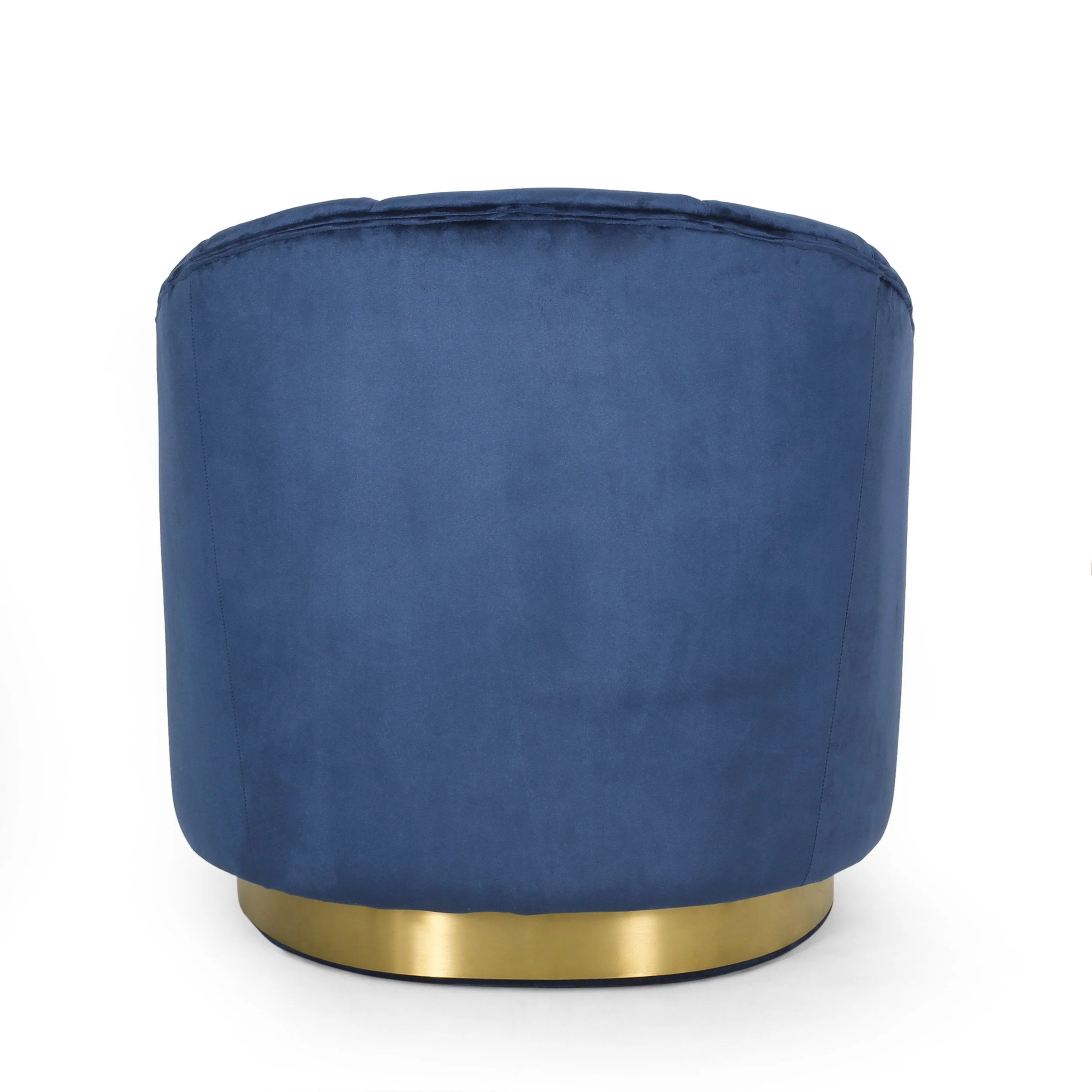 Modern Glam Channel Stitch Velvet Club Chair - NH628413