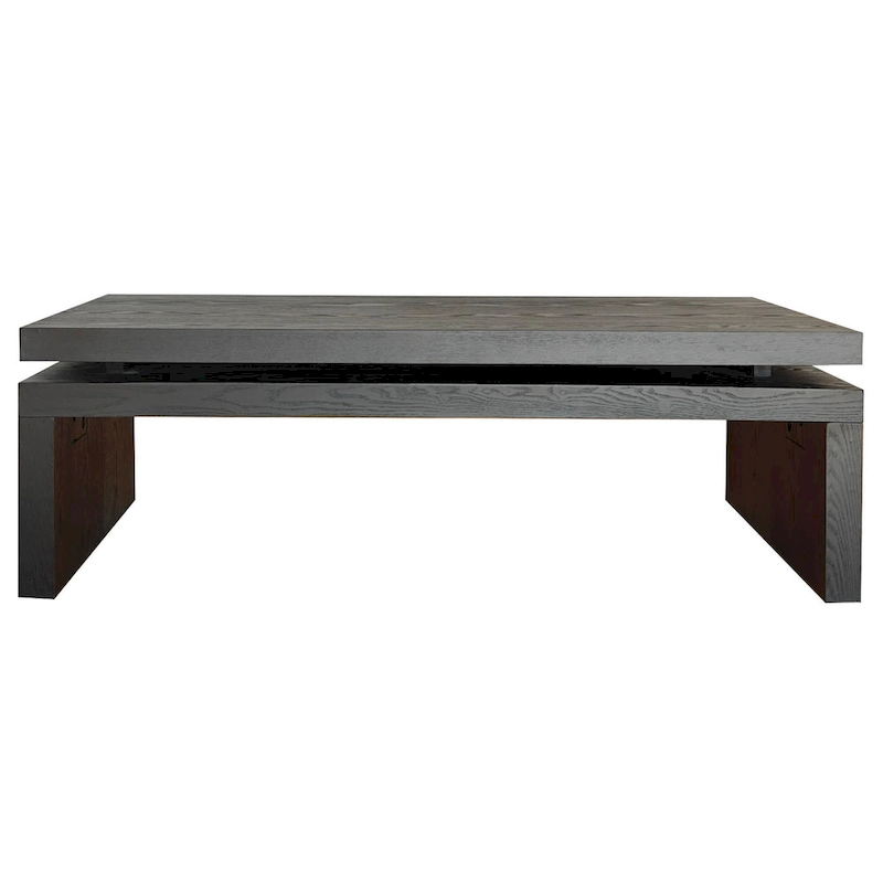 Modern Black Wooden Coffee Table