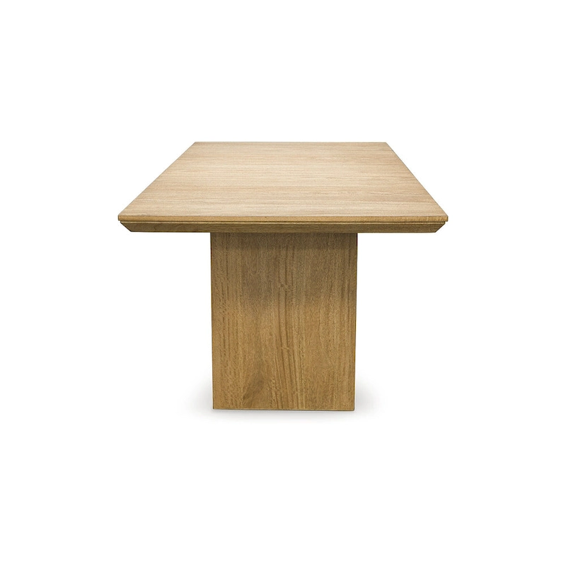 Signature Design by Ashley Sherbana Light Brown Rectangular Dining Extension Table - 40 W x 90 D x 30 H