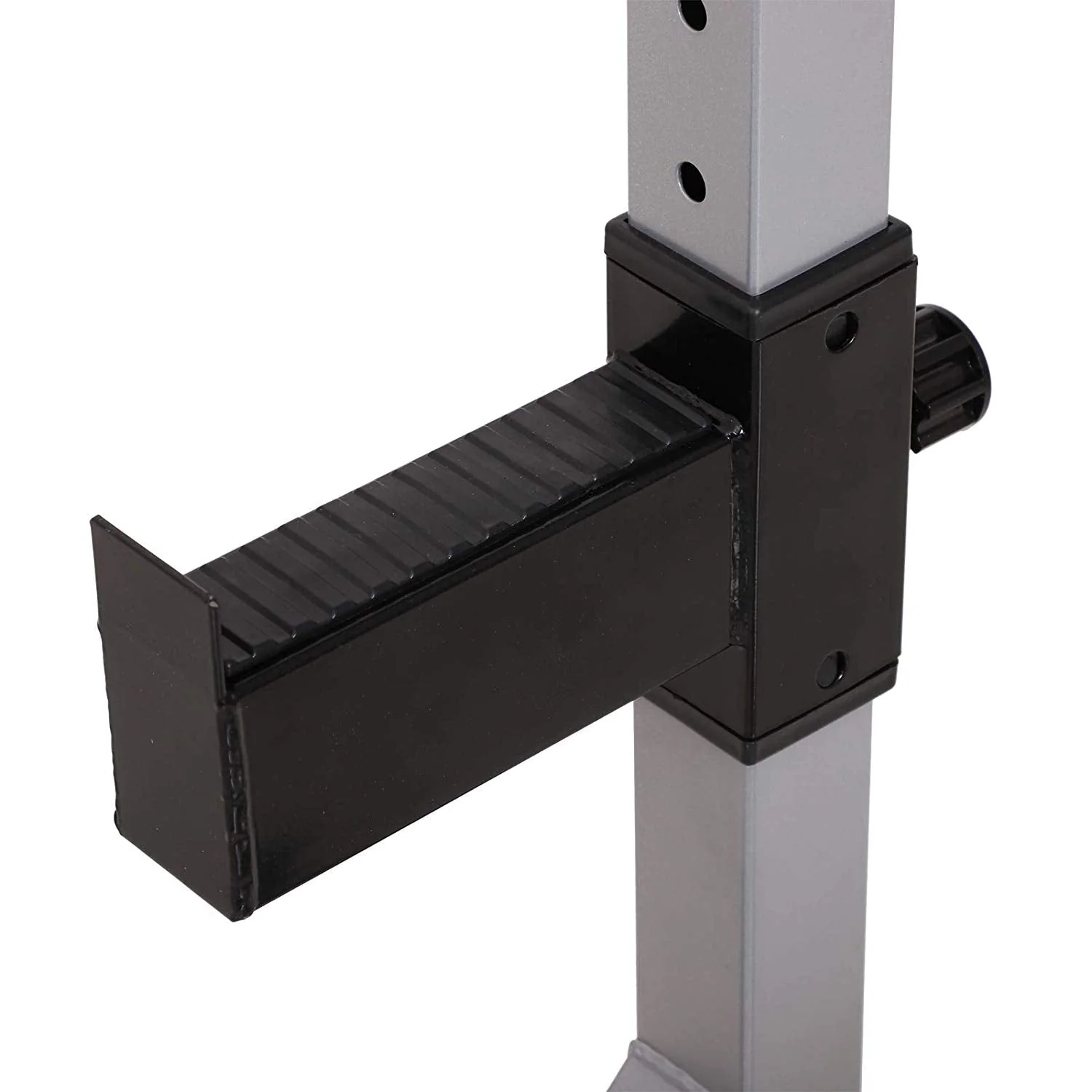 Soozier Steel 2-piece Height Adjustable Barbell Squat Rack/Bench Press - N/A