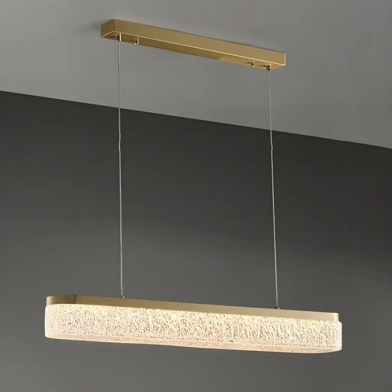 Modern Gold 3-Gear Dimming LED Kitchen Island Pendant Light