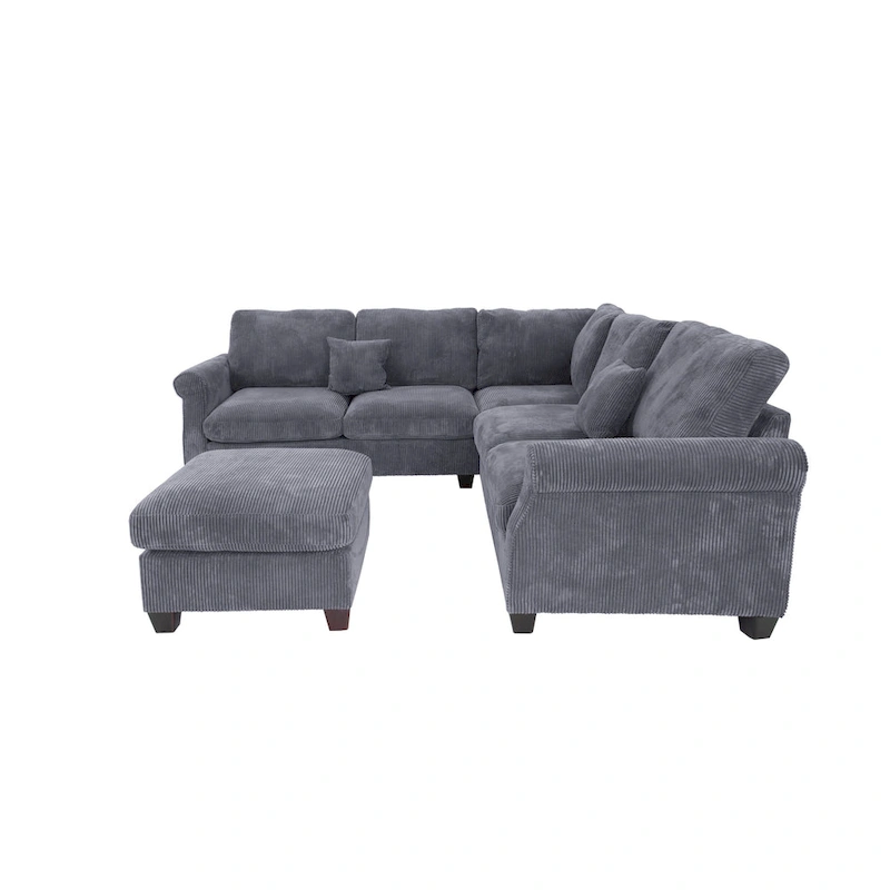 Poundex 4-pcs Sectional