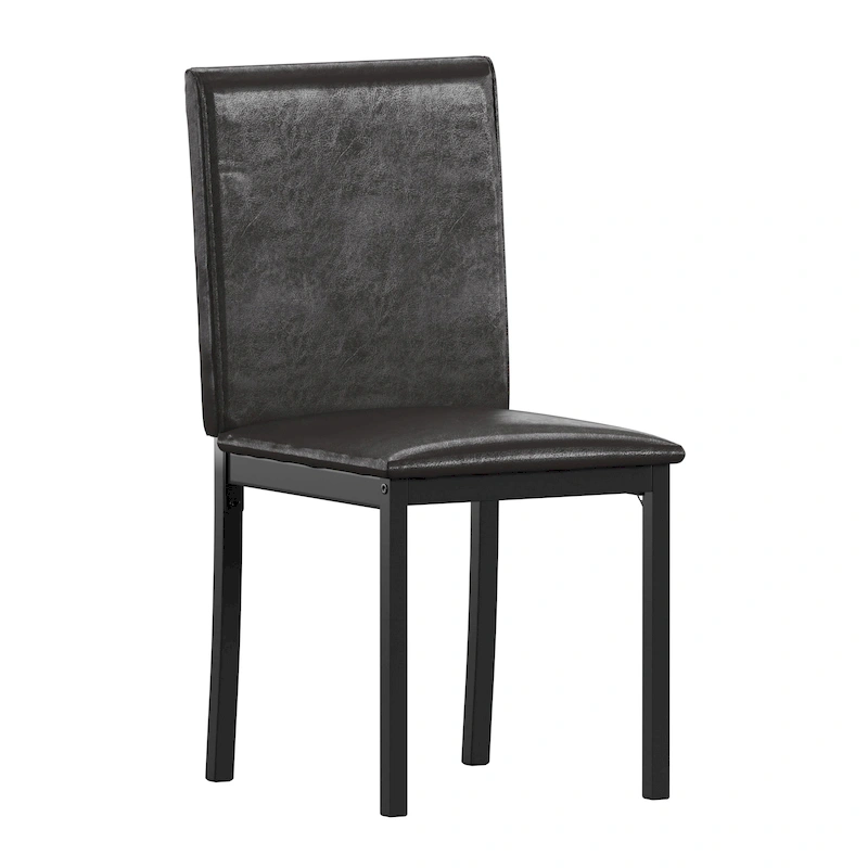 Darcy Espresso Metal Upholstered Dining Chair (Set of 2) by iNSPIRE Q Bold