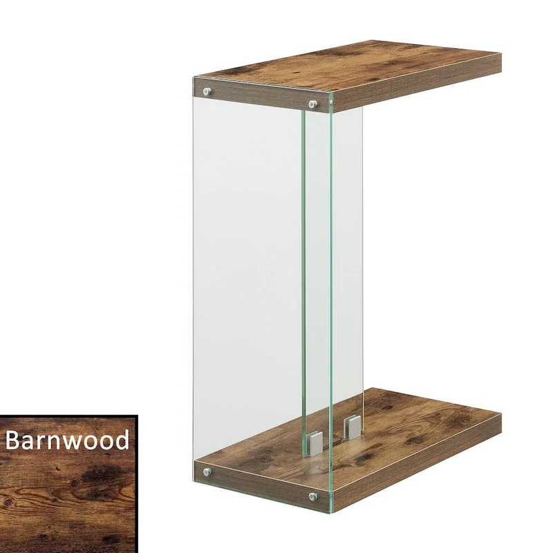 Convenience Concepts SoHo Glass C End Table