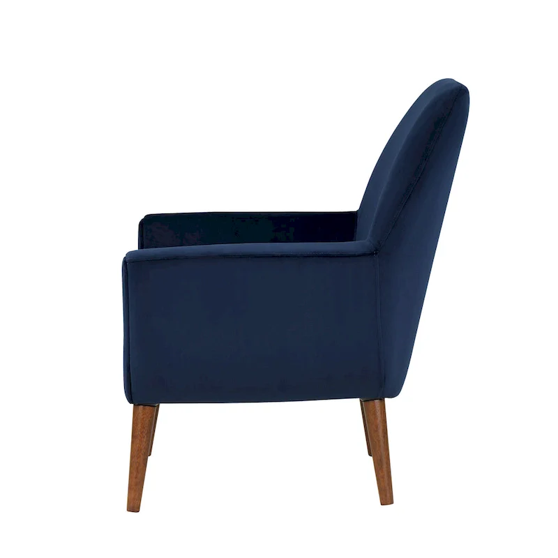 Mid-Century Velvet Arm Chair